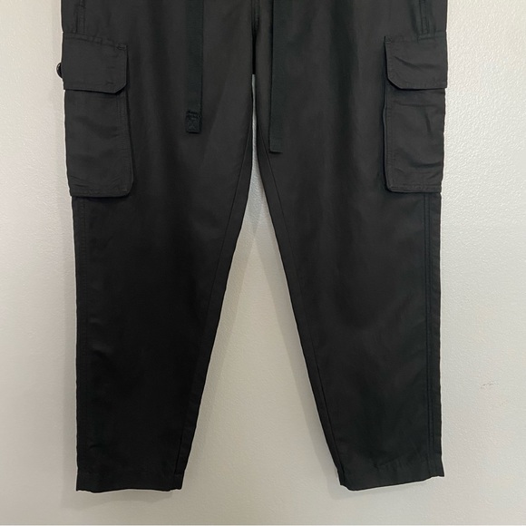 Vince Utility Cargo Linen Cotton Drawstring Pants size L - Picture 4 of 10